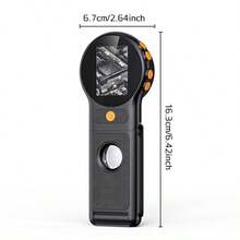 500X Magnification Autofocus, 2MP HD , 2" IPS Screen, 8 LEDs For Biological/ Sample/ Electronics Research, Microscope For Laboratory, Handheld Microscope, Microscope For Cell Phone Repair, Microscope With Screen, Portablepocket Microscope, Mini Microscope, Portable Microscope, Hand Held Microscope, Biological Research, Lab Equipment, Lightweight Tool, Compact Design, Highdefinition Screen, Autofocus System, Researchers, Diy Enthusiasts