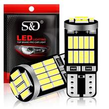 S&D 2/4/6/10 PCS T10 194 W5W LED Canbus 3W 6000K Car Interior Light T10 Signal Light 26 SMD 4014 Chip White Instrument Light