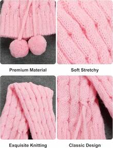 Kawaii Leg Warmers For Women, Japanese Lolita Y2K Socks, Harajuku Knit Stockings Accessory - 毛球2 - 查看 2
