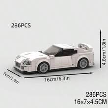 MIKEMENG Speed Racing Car Building Blocks Set, STEM Educational Creative Toy For Children, DIY Car Model Kit For Boys, Birthday/Halloween/Christmas Gift For Husband/Boyfriend, Collectible And Room Decor, Affordable Present