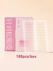 Amortals 360pcs Double Eyelid Tapes 24*2.5mm #Slanted Olive Shape Enlarging Eyes Invisible Eyelid Glue Tapes Lift Droopy Eyelids Long-Lasting, Suitable For Beginners, Makeup Artists, Gifts, Dates, Weddings, Christmas, Winter, Halloween, Thanksgiving, Graduation, Birthdays, Holidays, Y2K, Fashionable Women, Cosmetics, Beauty, Parties, Beach, Travel, Camping, Campus, Celebrations, Decorations, Rose Girl Cosplay, High-End Makeup,Makeup,Cheap,Room Decor,Vanity,Travel,Bedroom,Makeup Accessories - 無色 - 查看 3