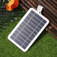 1pc Durable Magnetic Solar Charger Panel, 5V USB Output, Detachable Photovoltaic Module, Stabilized Power Supply For Power Banks, Phones, Outdoor Camping, Home, RV Use - Multicolor - View 3
