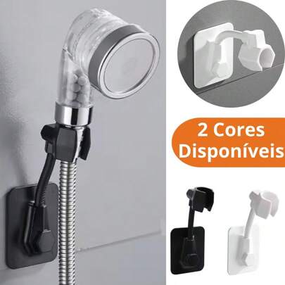 Suporte Adesivo Flexível para Ducha Higiênica Chuveirinho Chuveiro para Parede