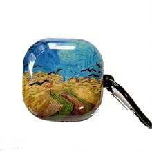 Sam Sung Galaxy Buds Marble-TPU Case For Buds 2/Pro/Pro 2/Live/FE Scratch-Resistant & Anti-Slip Texture Sleek & Stylish + Detachable Carabiner - Multicolor - View 46