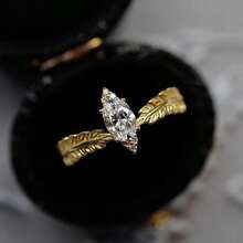 1pc Women's Fashion Ring, Casual Style, Feather Decor Ring, Suitable For Valentine's Day, Vacation, Commute, Date, Party, Wedding, Engagement, Gift For Wife, Girlfriend, Mother Birthday, Anniversary, New Year, All Seasons