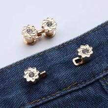 1pc Women's Simple & Elegant Seamless Adjustable Waist Belt, Suitable For Pants, Skirts, Dresses, Sweaters, Casual & Elegant Fashion Design With Faux Pearl, Rhinestone, Flower Decor, Minimalist Waist Cincher. Suitable For Daily Wear And As A Gift - Multicolor - View 9