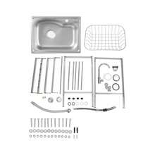 YUNRUX Kitchen Sinks - Silver - View 6