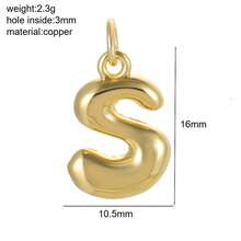 1 Piece Of Gold Gloss 26 Initials A-Z, DIY Pendant Keychain And Bag Accessory, Suitable For Ladies And Girls As A Fashionable Accessory, Gift For School, Graduation Season And Holidays