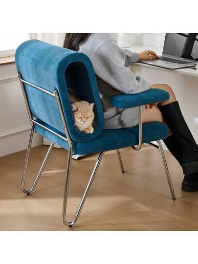 Walhai Appearance er Armchair Pet Friendly Armchair, Provides Sanctuary Cats Small Dogs, Anti Cat Scratch Fabric, Single Sofa, TV Stoel Living Room view 2