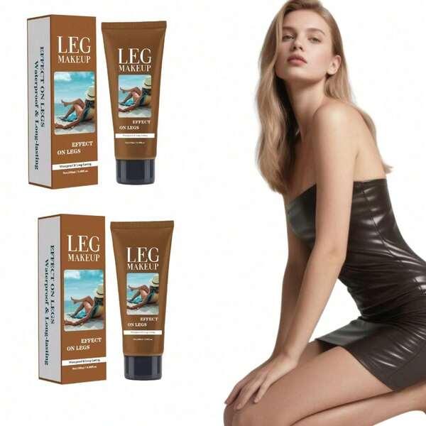 2PCS Leg Makeup Set, 100ml*2, Improves Leg Appearance, Waterproof & Long-Lasting​