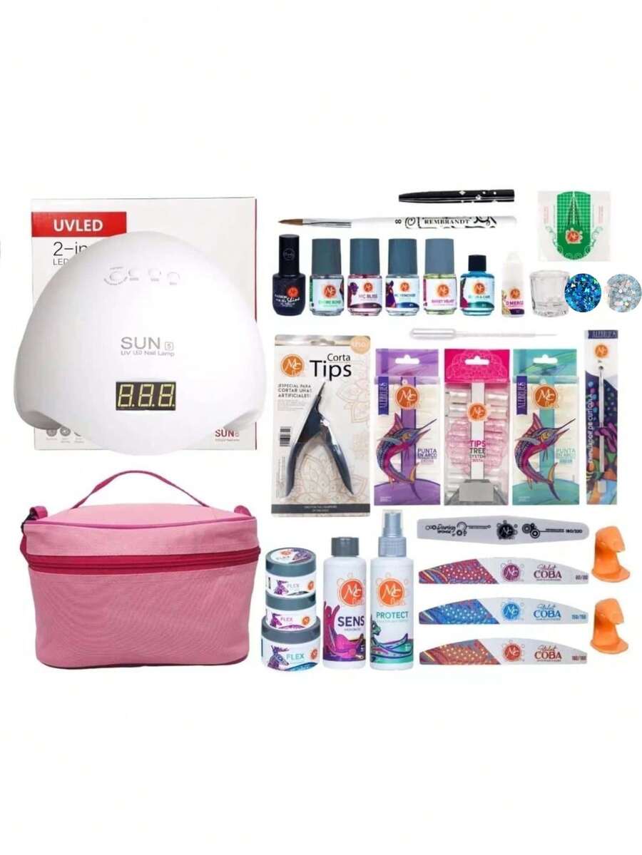 Kit Profesional Para Uñas Acrílicas + Regalos, McNails.