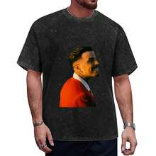 Rauw Alejandro Printed Pure Cotton Washed T-Shirt, Suitable For Daily Life, Home Leisure, Office, Shopping And Other Occasions - As Shown In the Figure - View 3