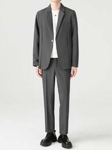 Men Suits - אפור כהה - ראה 1