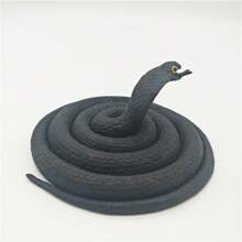1pc 80cm Toy Snake, TPR Soft Rubber Realistic Cobra, Prank Scary Joke Decor Gift, Halloween Gag, Birthday Present