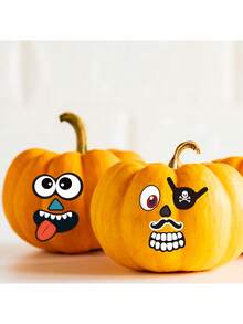 30 Pieces/60 Pieces Scary Halloween Anime Cartoon Vampire Pumpkin Puzzle Manual DIY Stickers, Sticker Pack - DIY Decorating Water Bottles, Skateboards, Helmets, Cars, Cartoon Character Stickers Use Stickers, Popular Anime Stickers, Anime Young Cute Characters Series Cup Stickers On Phones, Laptops, Boxes, Notebooks,