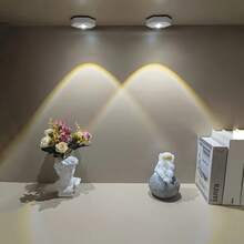 Đèn hoàng hôn 6 mặt, Thiết bị chiếu sáng sáng tạo, Đèn nhiều màu, Dễ lắp đặt, Dùng pin AAA, Đèn tủ/tường đa năng cho ngày lễ, Trang trí tiệc tùng, Phòng, Cầu thang, Hành lang, Tủ, Tủ quần áo, Đầu giường, Hành lang, Chụp ảnh và nhiều hơn nữa - trắng - Xem 2