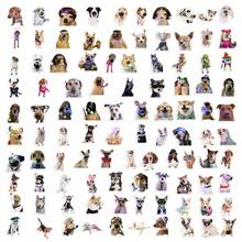203pcs Realistic Puppy Dog Stickers For Water Bottle, Skateboard, Luggage, Notebook, Phone Case, Guitar, Piano, Room, Wall Decor