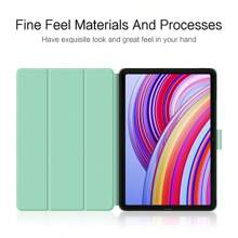 适用于小米 iPad Redmi Pad Pro 12.1 英寸 2024 POCO Pad 平板电脑智能保护套 PU 材质 自动休眠唤醒