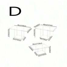 Juego de soporte de exhibición de postres de acrílico, soporte de acrílico transparente para cupcakes/postres, adecuado para cupcakes, pasteles, galletas, bandejas de postres en bodas, cumpleaños, fiestas - Multicolor - Ver 11