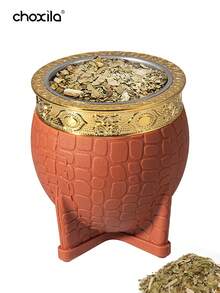 choxila 1pc Argentina Yerba Mate Cup, Stainless Steel Tea Gourd Mug, For Home Mate Tea - Mate Cup - View 11