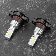 H16/5202 faros antiniebla 2 piezas 80w 3200lm 6000k, faros antiniebla profesionales, alta potencia y brillo, set de 2 piezas, repuesto automotriz eficiente - Negro - Ver 5