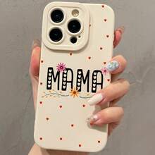 Funda suave y elegante para teléfono con diseño de un pequeño corazón rojo y lemas en inglés, compatible con los modelos de de 16, 15, 14, 13, 12, 11, XS, XR, X, 8,,, Plus, Pro y la serie SE. Perfecto para regalos de vacaciones, cumpleaños, para tu novia, novio, amigos, o incluso para ti mismo. Funda Suave Chic: Eleva el Estilo de tu Teléfono - 1 pieza - Ver 5