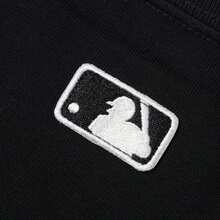 MLB Tricou unisex Basic Heavy Weight Mega Oversized, tricou cu mânecă scurtă, moale și lejer, pentru exterior, călătorii, ținute casual