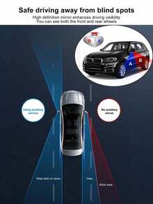 360 度盲点镜、超白玻璃广角后视镜、汽车倒车辅助配件