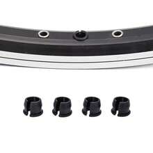 4 件套自行车转换接头美式转法式轮圈旋塞阀转换套件适用于自行车配件