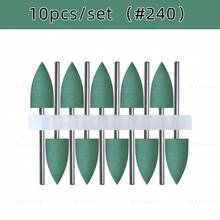 hytoos 3/32英寸硅胶美甲钻头，旋转式指甲边缘清洁抛光器，适用于美甲沙龙美甲 - 彩色 - 查看 10