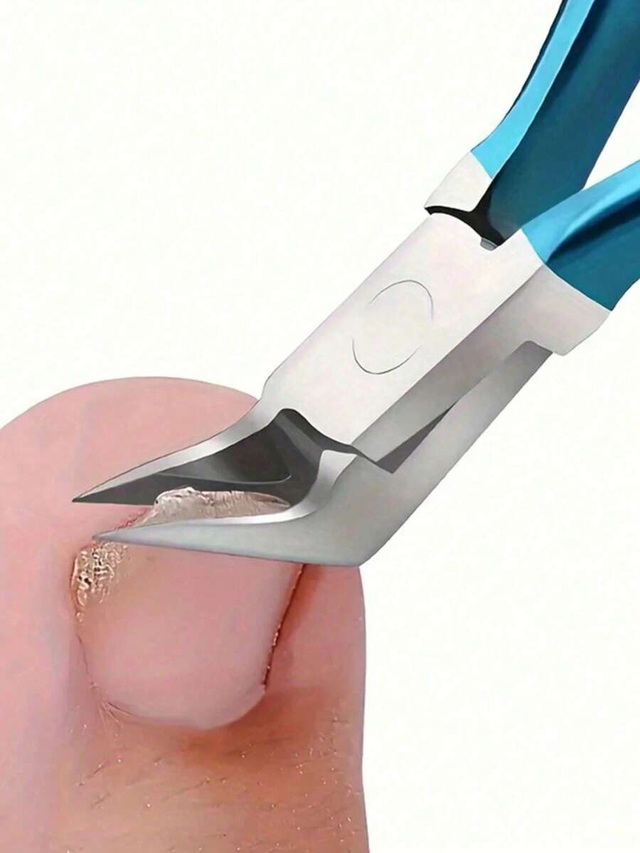 Ultra Sharp Precision Nail Clippers - Professional Grade Thick Nail Trimmer And Edge Trimmer For Ingrown Nails, With Cuticle Pusher And Cuticle Nipper, Home Manicure And Pedicure Care, Easy To Use And Clean, Callus Remover Clipper, Professional Stainless Steel Cutting Pliers. - Multicolor - View 1