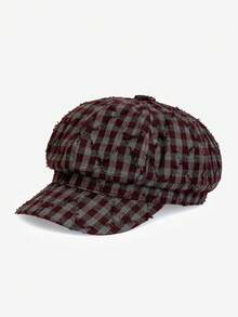 1pc Unisex Vintage Distressed Beret Hat, Fashionable And Versatile, Suitable For Men And Women, Autumn/Winter Outdoor Street Style, Great As A Gift