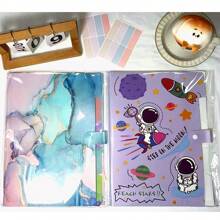 Stylish Funky File Organizer With 5 Pockets And 16 Labels, Natural Marble Expanding File Folder, Make Your Study, Life And Work Be Different - 8 Patterns Optional Back To School,Back To School,School Supplies