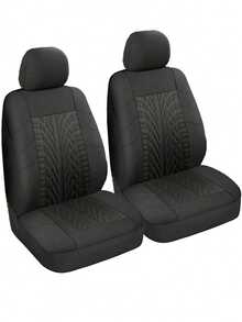 Juego de 9 piezas de fundas para asientos de coche para todas las estaciones - Tela de poliéster con textura en relieve diagonal antideslizante para asientos delanteros y traseros - Fácil de instalar y limpiar - Adecuado para una variedad de modelos de coche, incluyendo sedán, SUV, etc - Multicolor - Ver 15