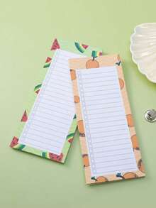 50 Sheets/Notepad Magnetic Memo Pad For Refrigerator - Multicolor - View 4