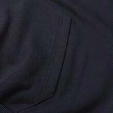 Áo nỉ Varsity Vintage cỡ nhỏ, họa tiết in, đồ thể thao thường ngày unisex. - màu xám than - Xem 5