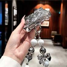 (Bracelet) (Butterfly Stand) Butterfly Stand Compatible With Samsung S24Ultra Phone Case Fe Four-Corner Anti-Fall GalaxyS23plus Flower Strap S22 Glitter Protective Case, New Design For Women S25/S25U Phone Case - Black - View 6