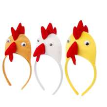 3 chiếc thời trang dễ thương đầu Hooper động vật mũ nón tiệc ngày lễ gà tóc phụ kiện ba chiều gà trống vàng thích hợp cho tiệc ngày lễ mặc dạ hội hóa trang mặc quà sinh nhật quà tặng ngày lễ bộ gà vàng ba chiều mũ gà vàng ba chiều vũ hội halloween - Nhiều màu - Xem 27