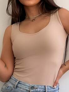 Women T-Shirts - 米色 - 查看 4