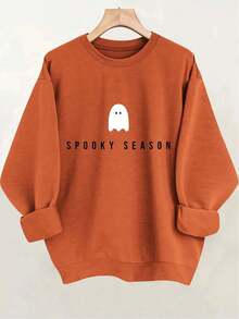 Women Sweatshirts - Orange - View 1