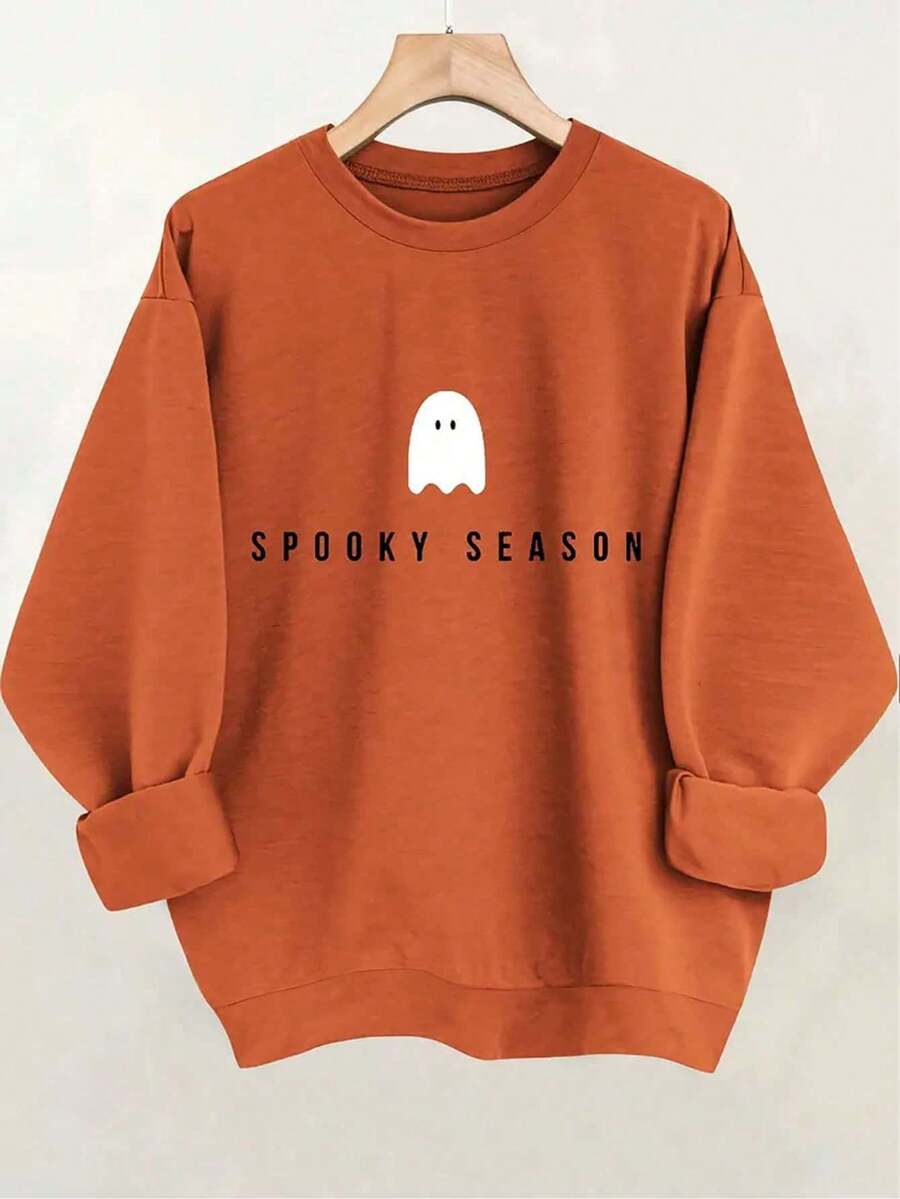 Women Sweatshirts - Orange - View 1