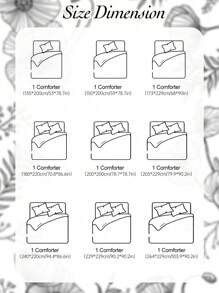 1件装奢华羽绒替代被 - 超柔软蓬松纤维填充，透气，可机洗 - 超大尺寸，酒店品质，适合家庭寝具和宿舍使用，通过Oeko-Tex认证