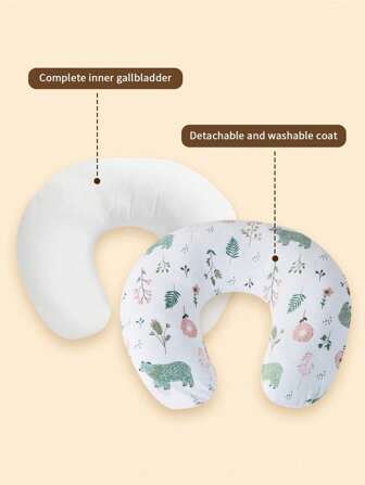 1 件孕妇哺乳枕，怀孕伴侣，更轻松母乳喂养，柔软支撑，缓解腰部和背部压力，让妈妈和宝宝感到舒适，贴心的设计陪伴每一个珍贵的哺乳时刻。