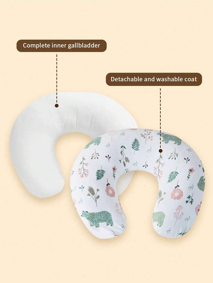 1 件孕妇哺乳枕，怀孕伴侣，更轻松母乳喂养，柔软支撑，缓解腰部和背部压力，让妈妈和宝宝感到舒适，贴心的设计陪伴每一个珍贵的哺乳时刻。