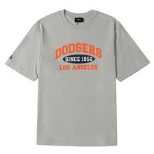 MLB Kaos T-Shirt Oversized Unisex Musim Panas, Kaos T-Shirt Lengan Pendek Lembut Longgar Kasual untuk Perjalanan Luar Ruangan - Light Grey - View 1