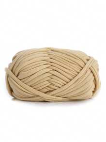 Premium Polyester Crochet & Knitting Yarn - 1pc, 100G Each, 30m Length - Ideal For DIY Projects, T-Shirts, Slippers & Baskets,Fabric Strip Handmade Weaving Diy Bag, Toy, Shoe, Carpet, Organizing Basket Thread