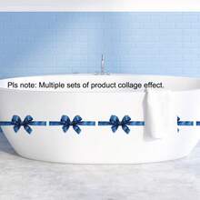 Autocolante de perete DIY - Autocolante cu funde roșii și albastre, Decor de perete autoadeziv, Autocolante pentru uși, Autocolante pentru frigider, Autocolante pentru ferestre, Material vinil, Ușor de aplicat și îndepărtat, Adeziv durabil, Acoperire fără efort a petelor, Transformare cu cost redus, Margini de lungă durată, Non-onded, Decor estetic pentru casă