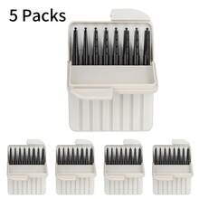 5 Packs Hearing Aid Filters Cerustop Wax Guards Dustproof Prevents Earwax Guard UK - Black - View 2