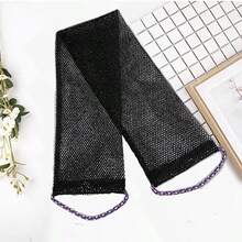 1 Bộ khăn tắm tẩy tế bào chết lưới dài kiểu Châu Phi, hai mặt dùng để tẩy tế bào chết nhẹ nhàng, thô ráp, tẩy tế bào chết toàn thân hiệu quả, dụng cụ chà lưng khi tắm, chất liệu lưới cao cấp, thiết kế khăn có dây đeo tiện lợi, khăn tắm xơ mướp, miếng bọt biển cho làn da mịn màng, thích hợp sử dụng hàng ngày - Nhiều màu - Xem 11