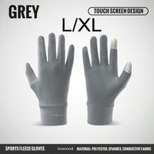 WRELS 1 Piece Windproof Warm Fleece Gloves, Touch Screen Full Finger Gloves - Ideal Gift For Winter Fishing, Cycling, Skiing, Outdoor Sports And Perfect New Year Gift, Motorcycle Accessories, Fishing Accessories, Bicycle Accessories